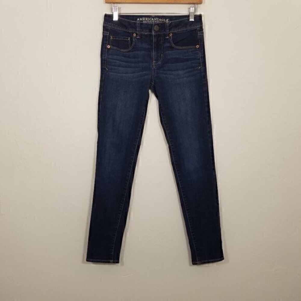 American Eagle Super Skinny Jeans Blue Size 2